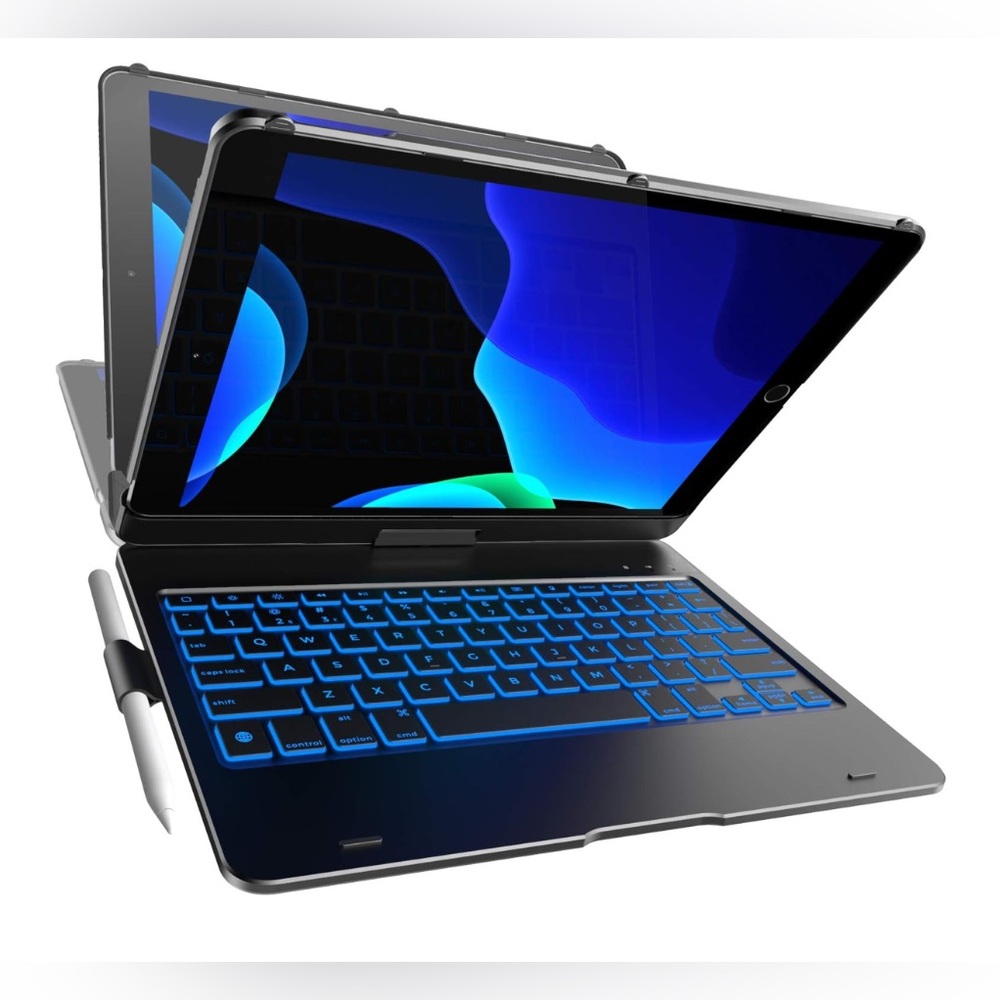 iPad Keyboard Case for 10.2 inch iPad 2021 7th, 8th & 9th Gen iPad
